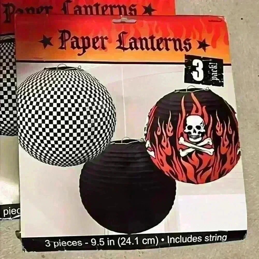 HUGE Rock N Roll Party Lot Decor Banner table toppers, scene setter lanterns